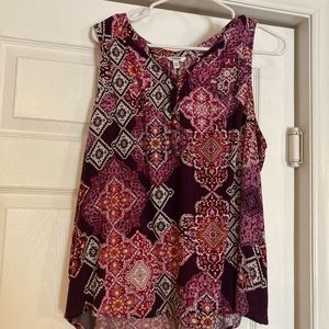 Sonoma sleeveless blouse 2 X